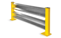 Pallet racking end barriers 2100x750mm height