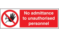 Rigid Plastic Sign - Use Ear Protectors - H100mm x W300mm