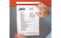Self Adhesive Document Holder x 10 - A5 Horizontal - H155mm x W230mm