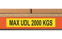 Self-Adhesive Label - White - H50mm x W300mm