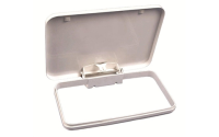 Metal Wall Mounted Sack Holder - H125 x W430 x D440mm -  White