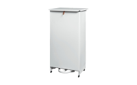 Steel Fire Retardant Sack Holder - 20L - H620 x W250 x D330mm - White