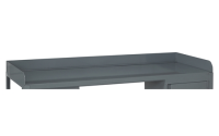 Bench Top Steel Upstand - Rear - H100mm x W410mm x D430mm