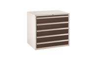 Euroslide 900 - 5 Drawer - 5x150mm - H825mm x W900mm x D650mm - Blue
