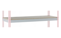 Stockrax Heavy Duty Extra Shelf Level- W1500mm x D900mm - Light Grey