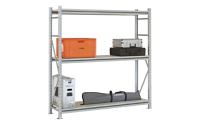 Minipal Widespan Shelving - Starter Bay - H2100mmx W1800mm x D450mm - 3 Levels - 22mm Chipboard Deck 495KG UDSWL Per Level