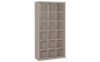 Steel Bin Shelving with 18 Bins - H1820mm x W842mm x D460mm - Grey - Bin SizeW 296mm x H293mm