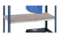 Extra Rails (Pair For Double Sided Bay) W1000mm - Light Grey