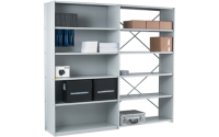 Stormor Clad Back Shelving - Extension Bay - H2150mm x W1000mm x D450mm Clad Back c/w 6 Shelf Levels