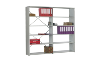 Stormor Solo Shelving Starter Bay H1850mm x W1000mm x D370mm Open Back c/w 6 Shelf Levels