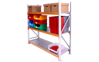 Apex Longspan 500 Series Starter Bay - H1800mm x W1500mm x D600mm - with 3 Shelves