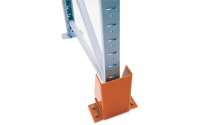 Apex Pallet Racking - Upright Protector - 300mm - includes 4 Floor Fixings -Grey