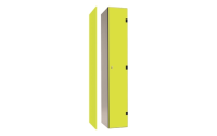 Solid Grade Laminate D?cor End Panel -SLOPING TOP - Dust- H1930 x D460 mm