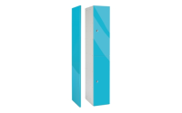 Mirror Gloss effect D?cor End Panel - SLOPING TOP - Marmara Blue - H1930 x D305 mm