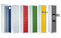 Garment Collector - Door Colour Red - 1778h x 381w x 457d mm - CAM Lock