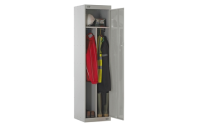 Personal Workwear Locker - 1800h x 380w x 450d mm - CAM Lock - Door Colour Red