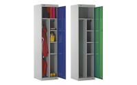 Uniform Locker - 1800h x 450w x 450d mm - CAM Lock - Door Colour Light Grey