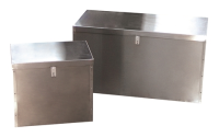 Stainless Steel Floor Chests - H510mm x W610mm x D340mm