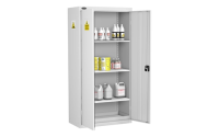 Standard Acid & Alkaline Cabinet -White Body/White Doors - H1780mm x W915mm x D460mm