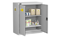 Low COSHH General Cabinet - Silver Grey Body/Silver Grey Doors - H1015mm x W915 x D460