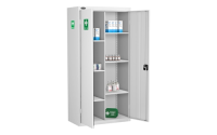 Standard Medical Cabinet -White Body/White Doors - H1780mm x W915mm x D460mm