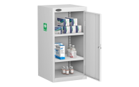Small Medical Cabinet - White Body/White Doors - H890mm x W460mm x D460mm