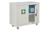 Mobile Medical Cupboard - H840mm x W900mm x D460mm