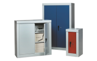 Full Height Security Cupboard - H1800mm x W1200mm x D460mm - Blue
