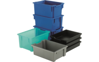 3 Clear Extra Deep trays - H255mm x W312mm x D430mm