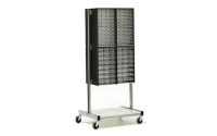Trolley Option  for 550mm Cabinet Range - Load Capacity 150kg - Grey  - Overall Size  H1700mm x W760mm x D600mm