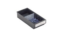 50 - 186mm Wide Bin Divider - 5 x 10 Packs - Overall Size  H70mm x W167mm