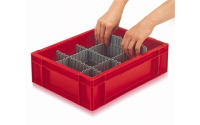 Euro Stacking Container Divider Strip -  D190mm x L1100mm
