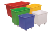 Blue 225L Tapered Truck - Overall Size  H810mm x W735mm x D570mm