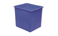 Container Truck - Polyethylene - Red - 455L  - Internal Size - H620mm x W1225mm x D595mm - Overall Size  H645mm x W1340mm x D750mm