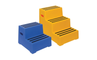 1 Step - Blue - Non Slip Safety Step - Overall Size  H300mm x W485mm x D310mm