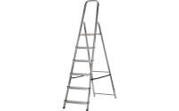Stepladder 3 Tread High Handrail - Platform Height - 1.04m - 3 x Treads - Weight - 2.9kg - Overall Size  H1265mm x W405mm x D110mm -  Platform Height...