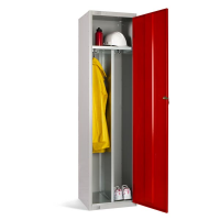 Clean & Dirty Locker - Mid Grey - 1800 x 450 x 450