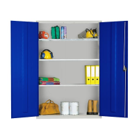 Extra Wide Cupboard - Grey - 1830 x 1220 x 457