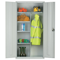 Large Clothing & Equipment Cupboard - Pastal Blue - 1830 x 915 x 457