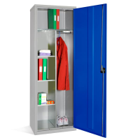 Slim Cupboard For Clothing & Equipment - Green - 1830 x 610 x 457