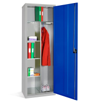 Slim Cupboard For Clothing & Equipment - Pastal Blue - 1830 x 610 x 457