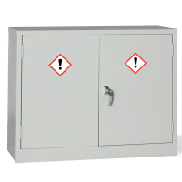 Mini COSHH Cabinet - 1 Shelf - Grey - 457 x 457 x 305 - 5Ltr
