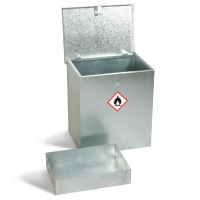 Galvanised Bin - Galvanised - 765 x 685 x 508 - 40Ltr
