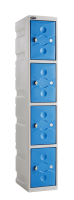 Four Door Ultrabox + Plus Plastic Locker - Blue Door