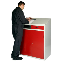 Industrial Workstations - Grey - 1066/1200 x 915 x 457 - 1x Drawer