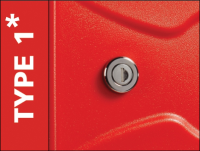 Extra Lock Options for Ultrabox Plastic Lockers - Lock 1 WATER RESISTANT CAM LOCK*