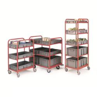 3 and 5 Shelf Container Trolleys