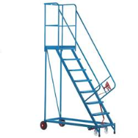 Fort Heavy Duty Mobile Steps - Steel Treads