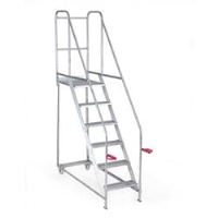 Fort Tilt N Push Steps - Galvanised
