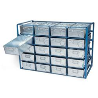 High Density Tote Pan Racks